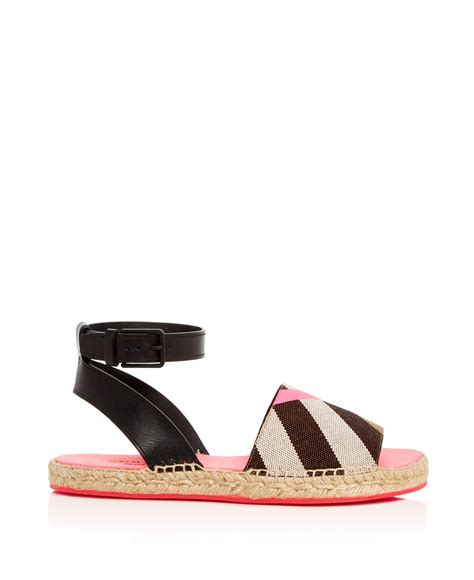 pink burberry sandals|burberry sandals women's sale.